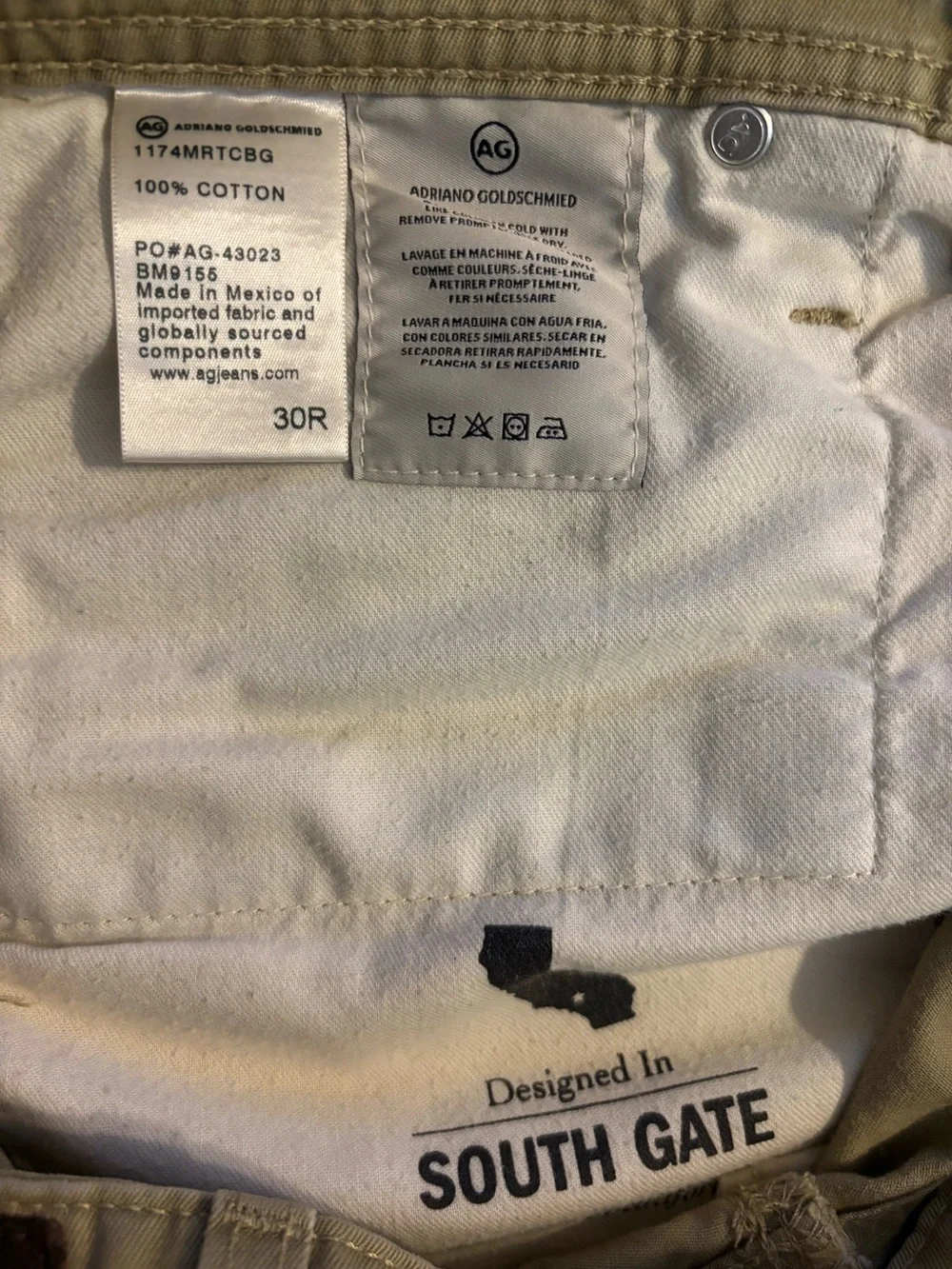 ADRIANO GOLDSCHMIED
Men’s pants size 30R - Picture 4 of 5